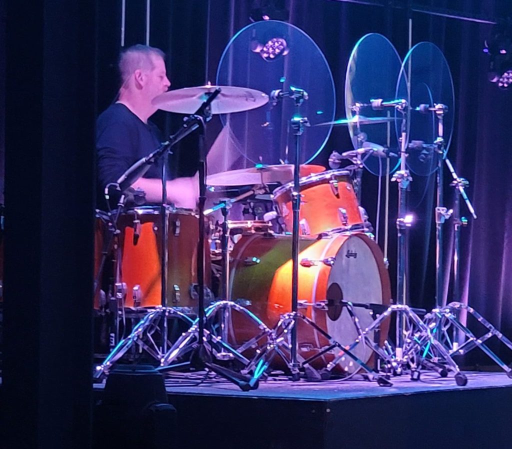 Mark Palmer Playing Drums at Journey Christian Church