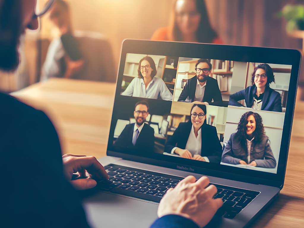 Participants engaging in live Q&A during a session